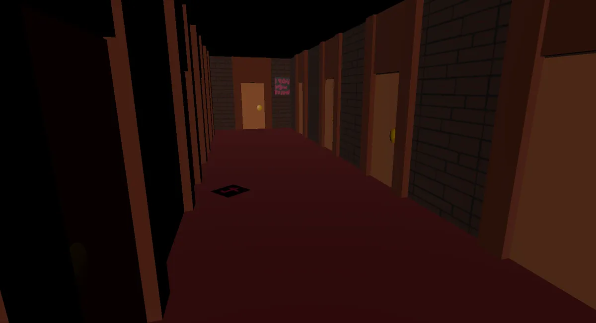Pre-final Schizo level corridor